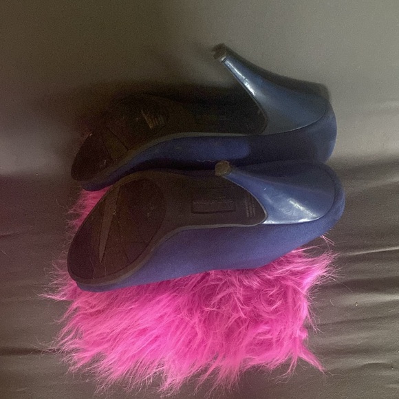 Christian Soriano blue suede shoes - Picture 3 of 6